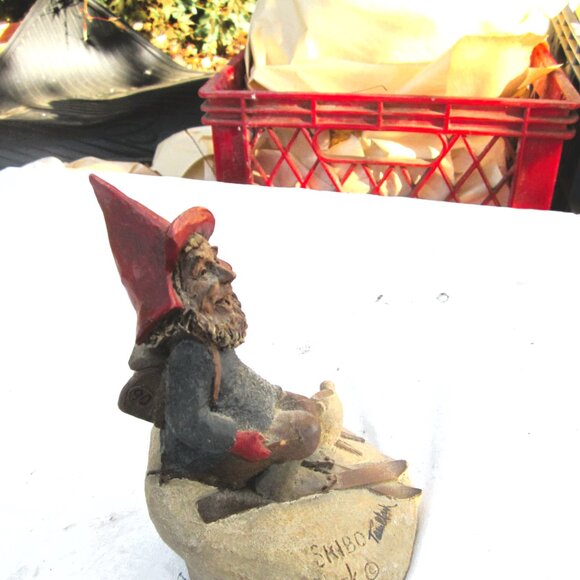 VTG 1987 TOM CLARK GNOME, SKIBO, SIGNED BY ARTIST - Picture 4 of 9